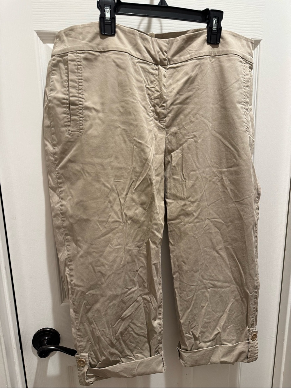 Eileen Fisher Light Beige Capris
